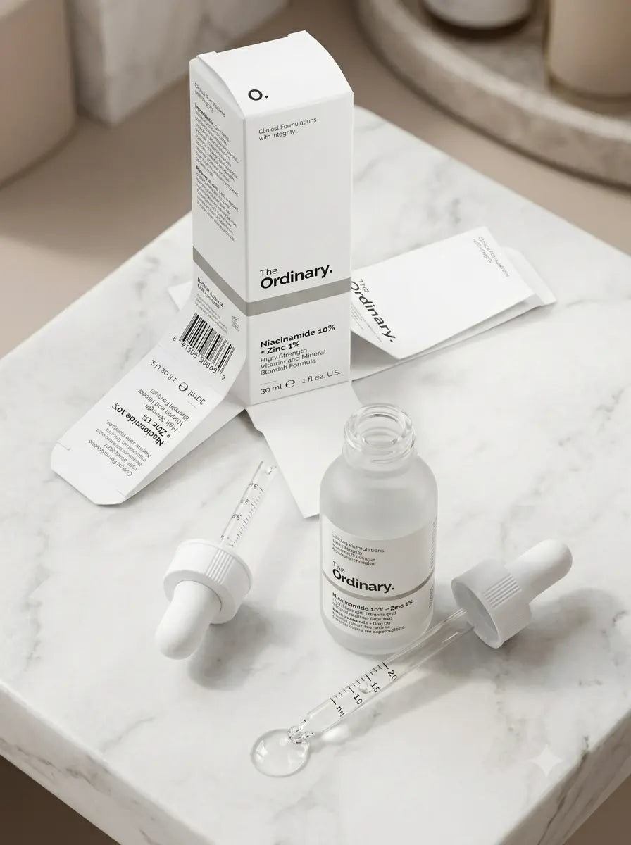 The Ordinary Niacinamide 10% + Zinc 1% Serum 2oz (60ml) BeautySense