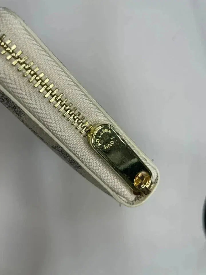 Louis Vuitton Damier Azur Zippy Wallet – Zip Around Long Wallet Purse | White Lurexa