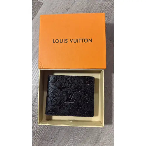 Louis Vuitton Mens Wallet Black Monogram Shadow Noir, Box, Dust Bag & COA New BeautySense