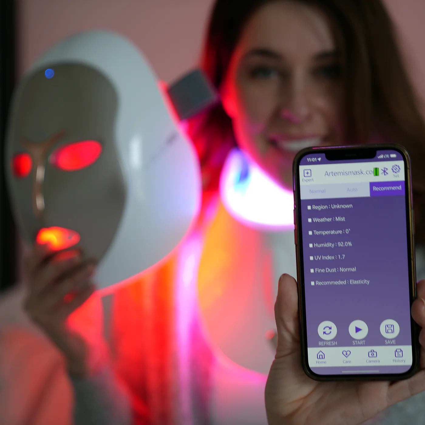 BeautyTheSense™ LED Light Therapy Face Mask
