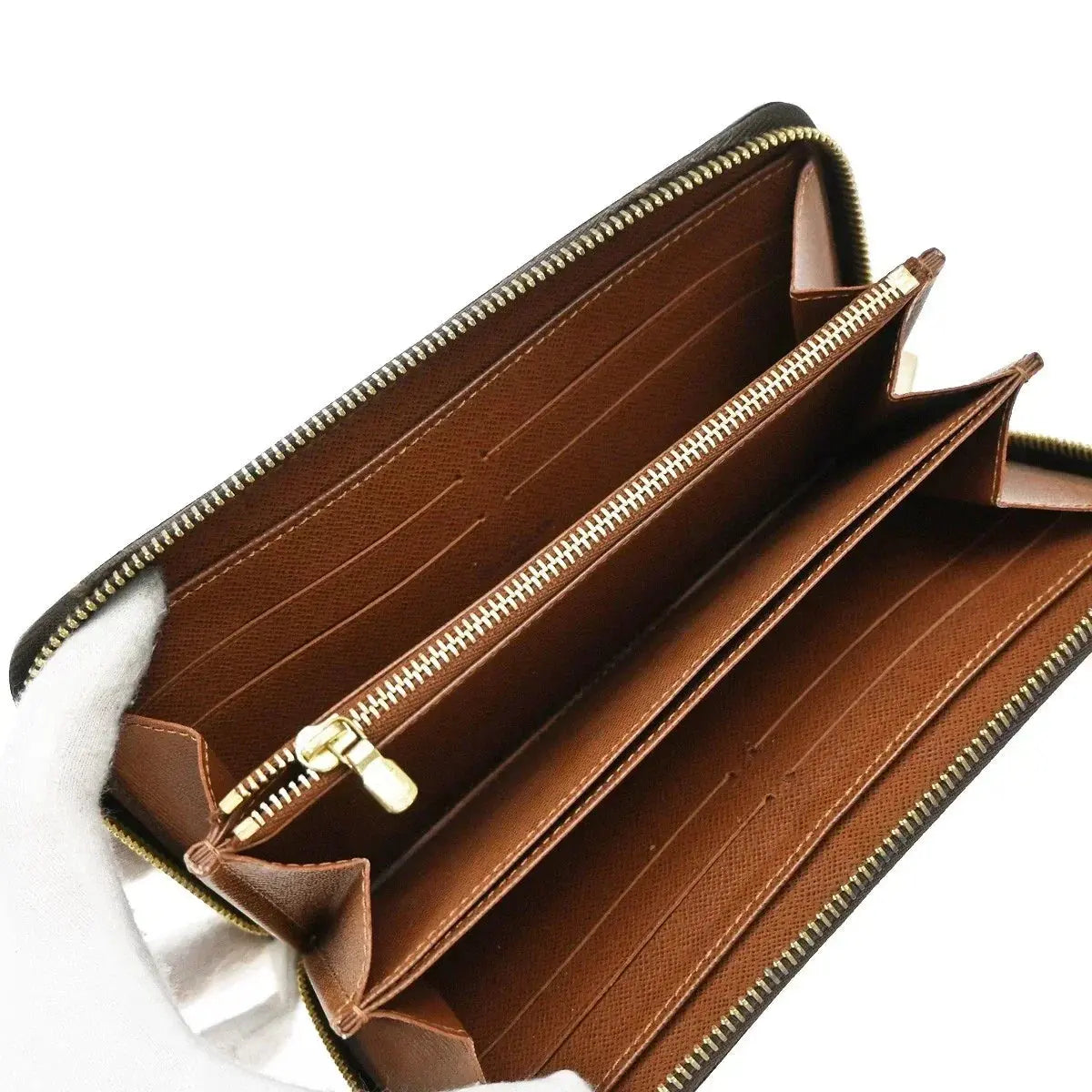 Louis Vuitton Monogram Zippy Long Wallet – Brown Leather Zip Around | M60017 Lurexa