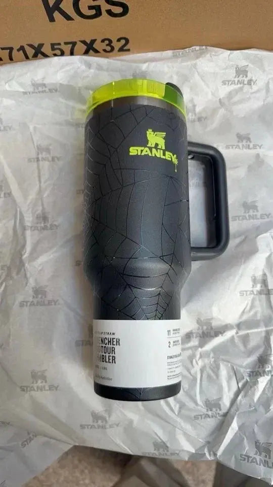 Stanley Halloween Web Glow H2.0 40oz Tumbler – Limited Edition Glow-in-the-Dark Travel Mug BeautySense