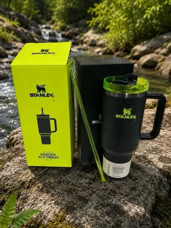 Stanley Halloween Web Glow H2.0 40oz Tumbler – Limited Edition Glow-in-the-Dark Travel Mug BeautySense
